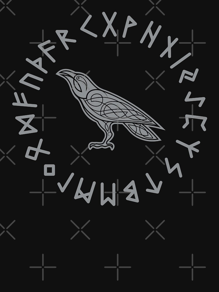 : Old Norse Hugin and Munin Odin's Ravens Premium T