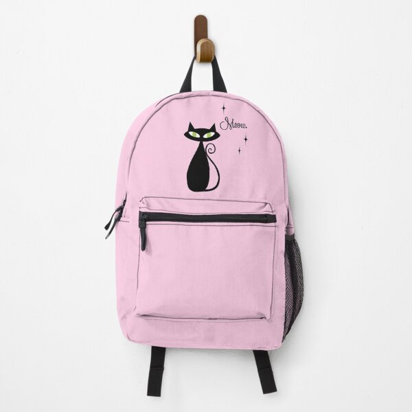 Item preview, Pink Atomic Cat Meow Mid-Century Modern, Valentine's Day designed and sold by Jenna McCarter Patchett.