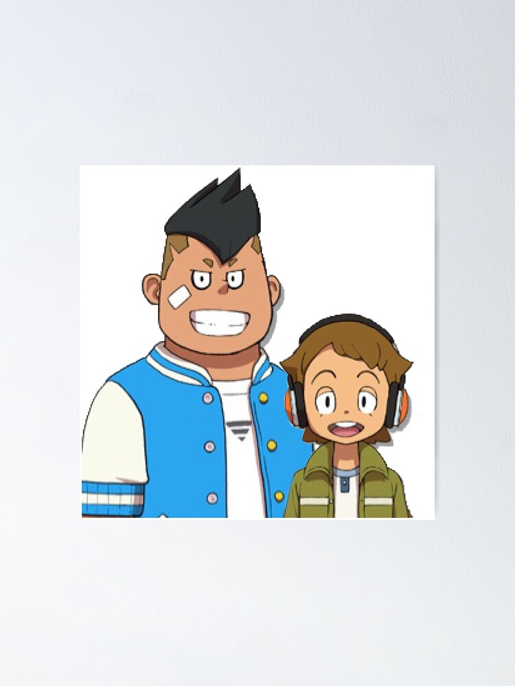 "YoKai Watch 4 Bear and Eddie!" Poster by WoHstuff Redbubble