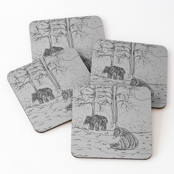 Item preview, Unexpected Visitors - Grey designed and sold by Shayduk.