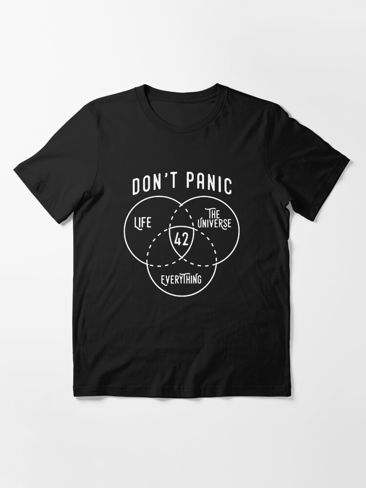 Alternate view of 42 The Answer to Life, Universe, and Everything. Essential T-Shirt