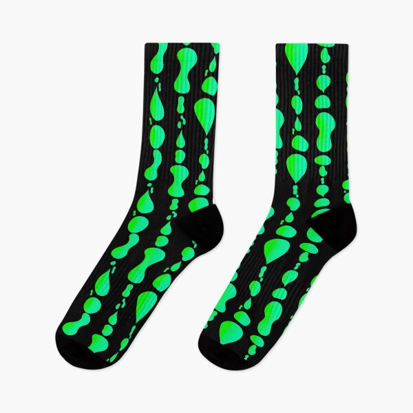 Item preview, Green and Turqouise Lava Lamp Pattern  designed and sold by ghost-cookies.