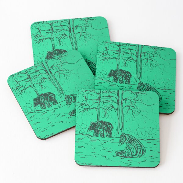 Item preview, Unexpected Visitors - Green designed and sold by Shayduk.