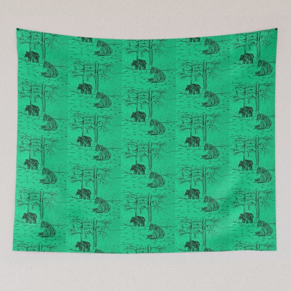 Item preview, Unexpected Visitors - Green designed and sold by Shayduk.