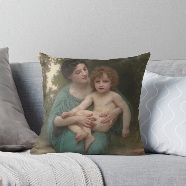 Item preview, The Younger Brother by William-Adolphe Bouguereau designed and sold by classicartcache.