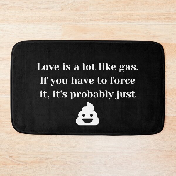 Item preview, Love is a lot like gas. Funny relationship joke designed and sold by expatessentials.