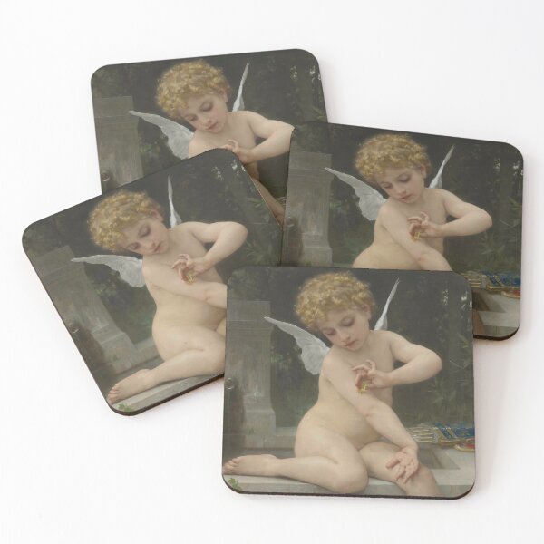 Item preview, L'amour Au Papillon by William-Adolphe Bouguereau designed and sold by classicartcache.