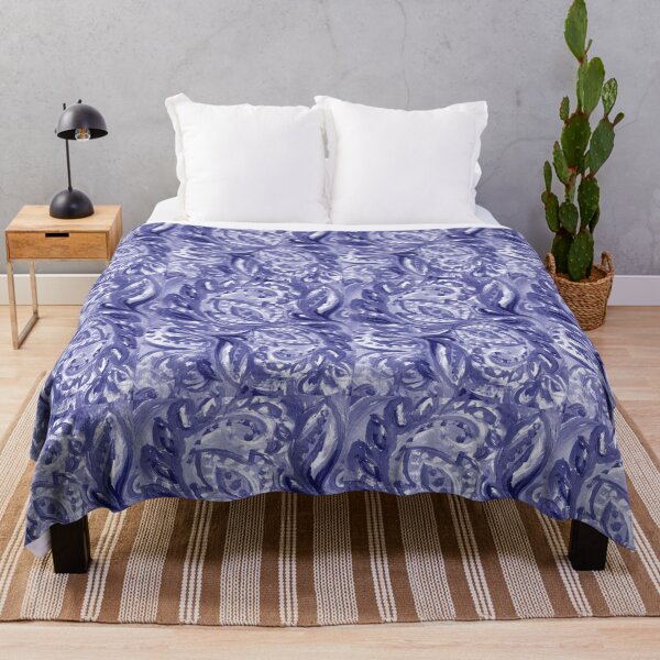 Item preview, Monochrome Organic Nature Purple Blue Very Peri Botanical Design VIII designed and sold by Irina Sztukowski.