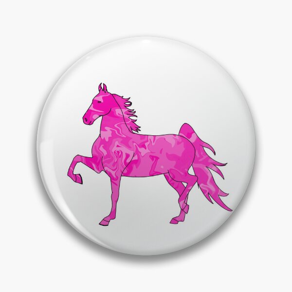 Item preview, Swirly Saddlebred Trotting Horse Pink designed and sold by theaadesigns.