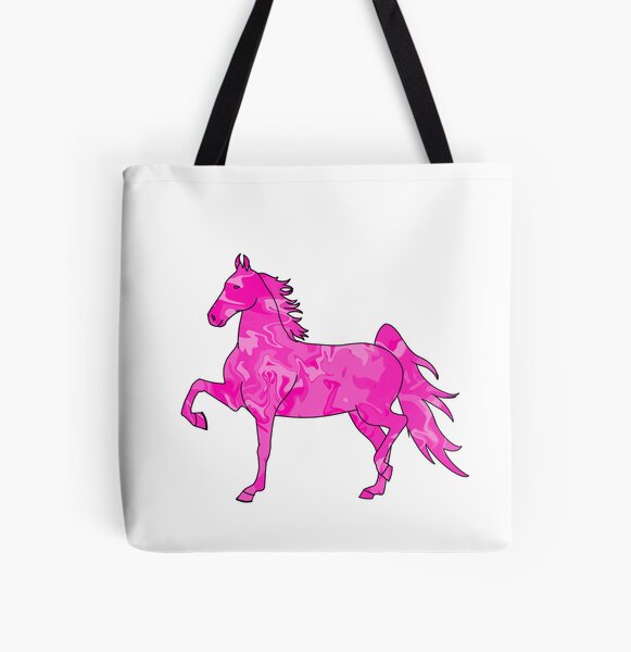 Aperçu de l'œuvre Swirly Saddlebred Trotteur Rose créée et vendue par theaadesigns.