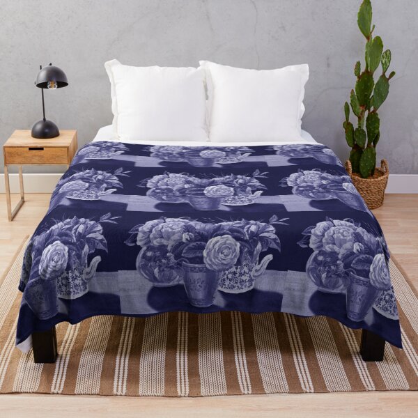 Item preview, Monochrome Organic Nature Purple Blue Very Peri Botanical Design IX designed and sold by Irina Sztukowski.