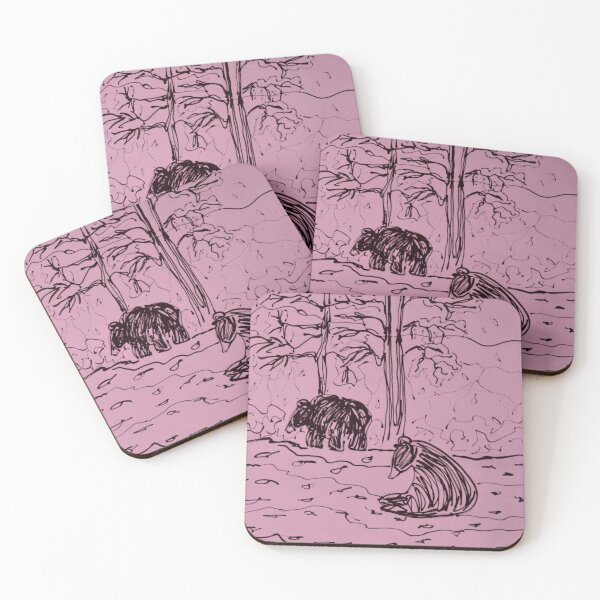 Item preview, Unexpected Visitor - Pink Purple designed and sold by Shayduk.