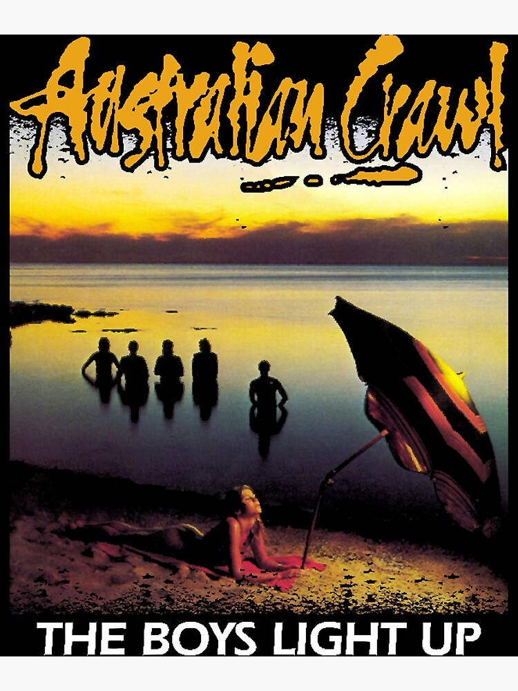 "Australian Crawl party boy" Poster for Sale by JeffereyJohnson Redbubble