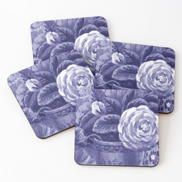Item preview, Monochrome Organic Nature Purple Blue Very Peri Botanical Design XIV designed and sold by Irina Sztukowski.