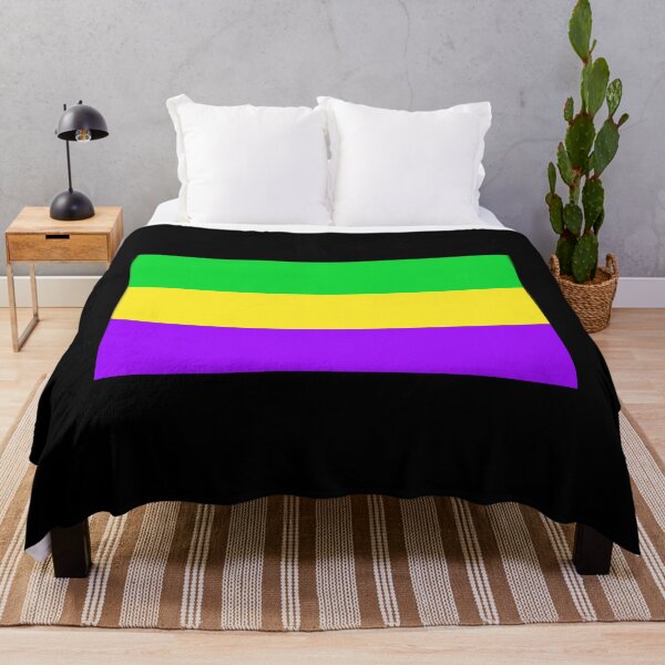 Item preview, Mardi Gras Flag designed and sold by uniqueitems.