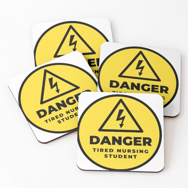 Item preview, Tired Nursing Student Funny Sticker designed and sold by RSF08.