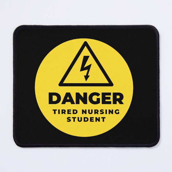 Item preview, Tired Nursing Student Funny Sticker designed and sold by RSF08.