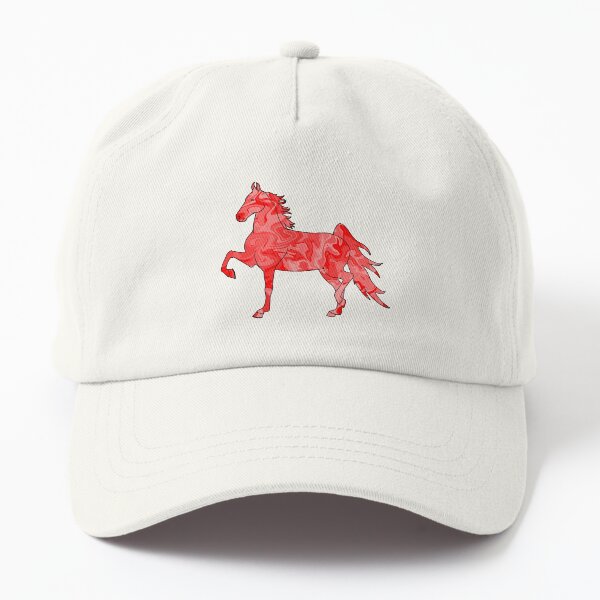Aperçu de l'œuvre Swirly Saddlebred Trotteur Rouge créée et vendue par theaadesigns.