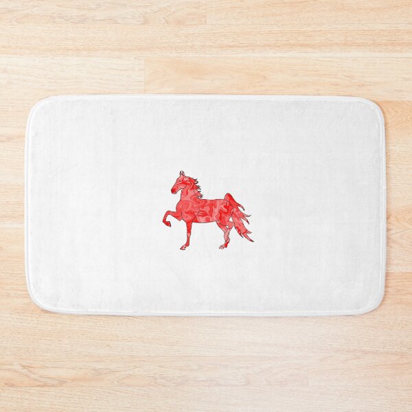 Item preview, Swirly Saddlebred Trotting Horse Red designed and sold by theaadesigns.