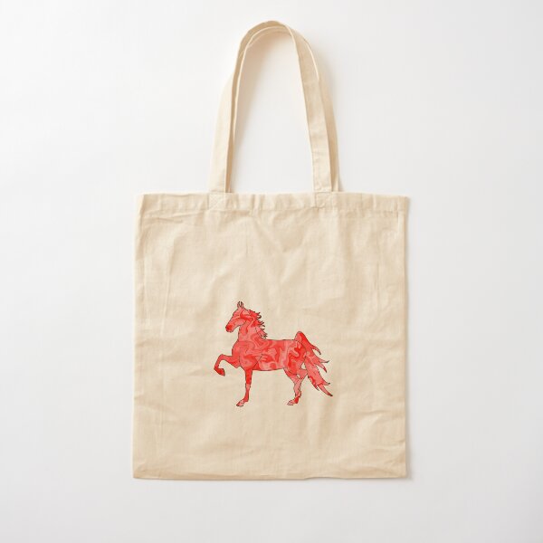 Aperçu de l'œuvre Swirly Saddlebred Trotteur Rouge créée et vendue par theaadesigns.