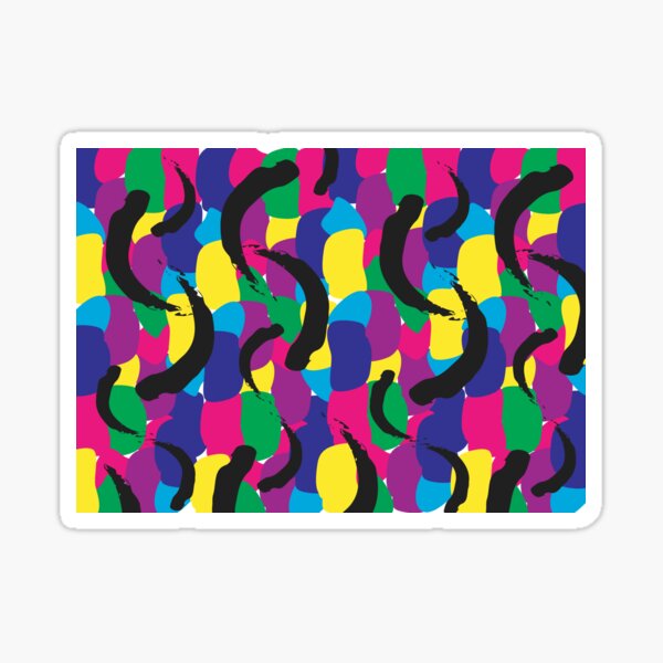 Animal Print Rainbow Sticker