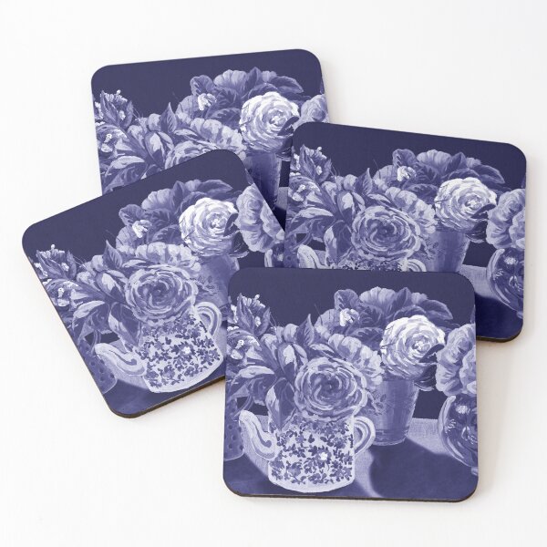 Item preview, Monochrome Organic Nature Purple Blue Very Peri Botanical Design XVIII designed and sold by Irina Sztukowski.