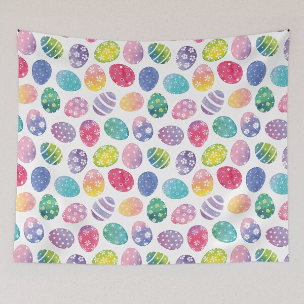 Item preview, Watercolour Easter Eggs Pattern designed and sold by Wendy Bazuta.
