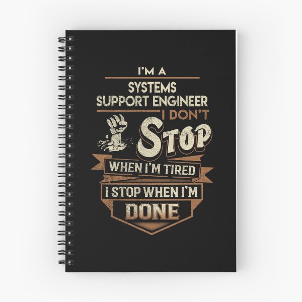 Item preview, Systems Support Engineer T Shirt - I Stop When Done Job Gift Item Tee designed and sold by paneczkopat.