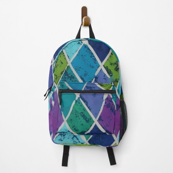 Item preview, Batik Textured Diamond Geometric designed and sold by Leslie Rogers Todder.