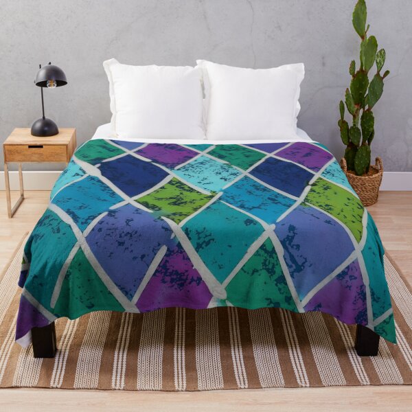 Item preview, Batik Textured Diamond Geometric designed and sold by Leslie Rogers Todder.