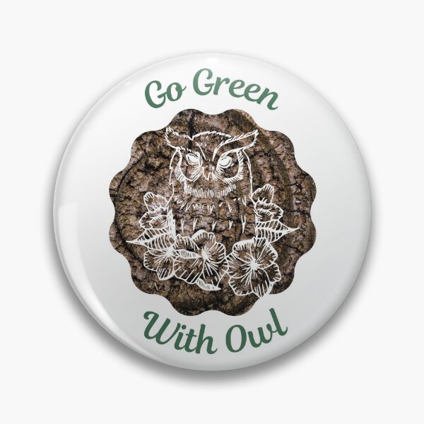Item preview, Go Green With Owl designed and sold by kucingmaikan.