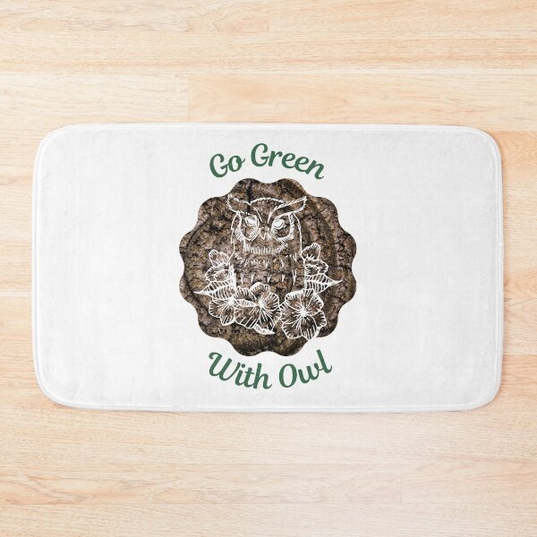 Item preview, Go Green With Owl designed and sold by kucingmaikan.
