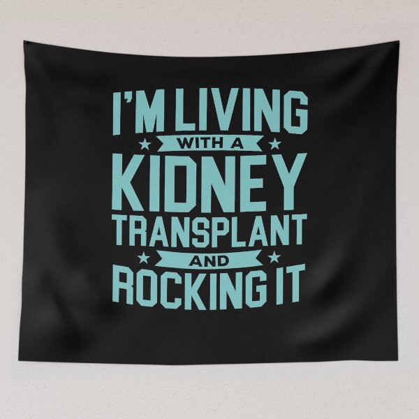 Item preview, I'm Living With A Kidney Transplant And Rocking It Shirt, Kidney Shirt, Kidney Donation Shirt, Kidney Transplant Shirt, Kidney Donor Shirt designed and sold by aymob.