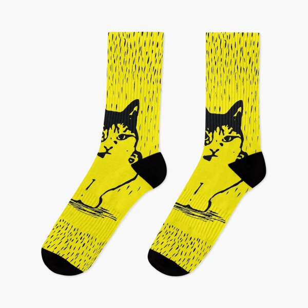 Item preview, Linda ilustración de gato de alto contraste VRS2 designed and sold by vivendulies.