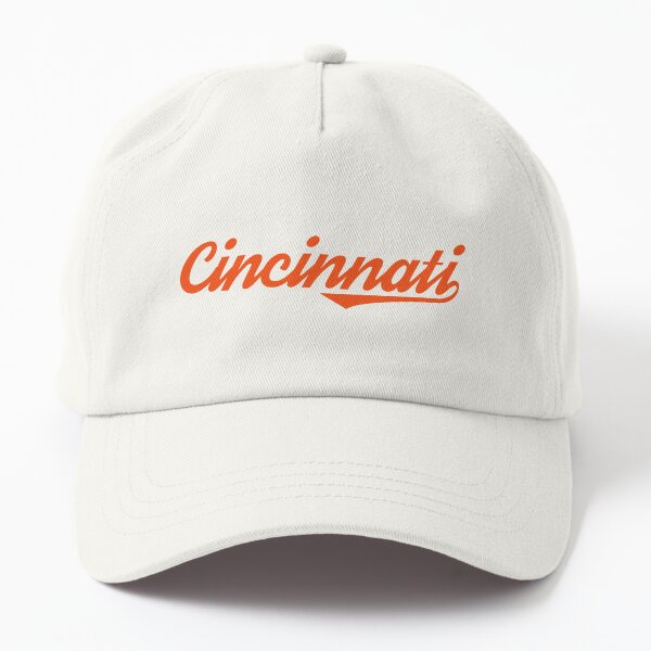 Cincinnati - Orange on Black' Cap for Sale by samvschantz