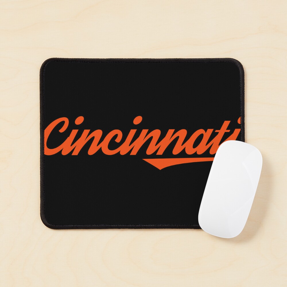 Cincinnati - Orange on Black Cap for Sale by samvschantz