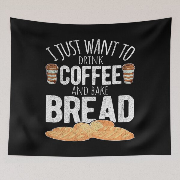 Item preview, Funny Drink Coffee Bread Baking Baker Retro Vintage designed and sold by willielmack.