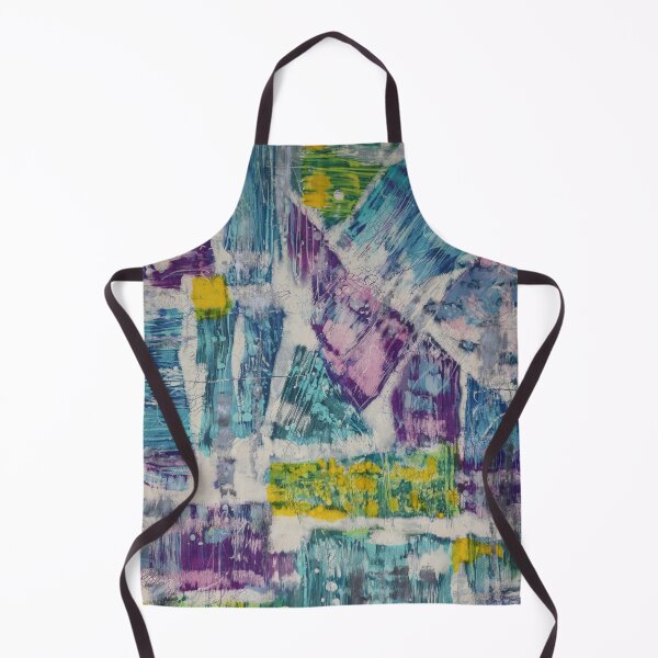 Item preview, Brushy Batik in Blues, gray and Yellow designed and sold by Leslie Rogers Todder.