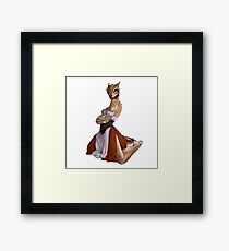 Lusty Argonian Maid Pinup 9 Framed Print