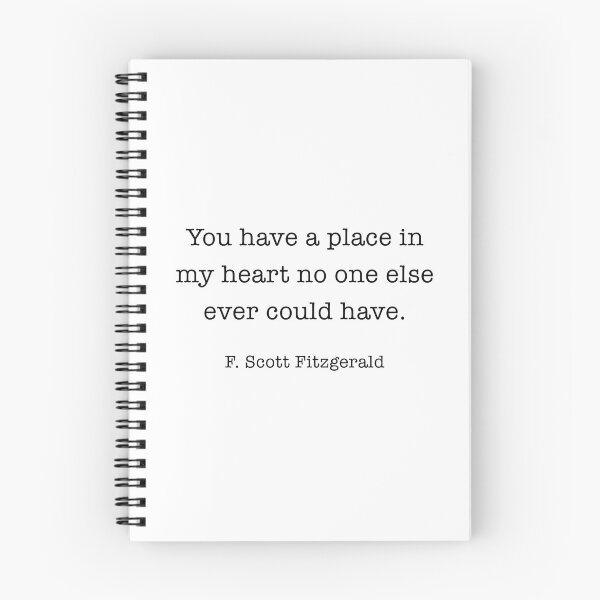 Item preview, You have a Place, Fitzgerald, F. Scott Fitzgerald, Love, designed and sold by corbrand.