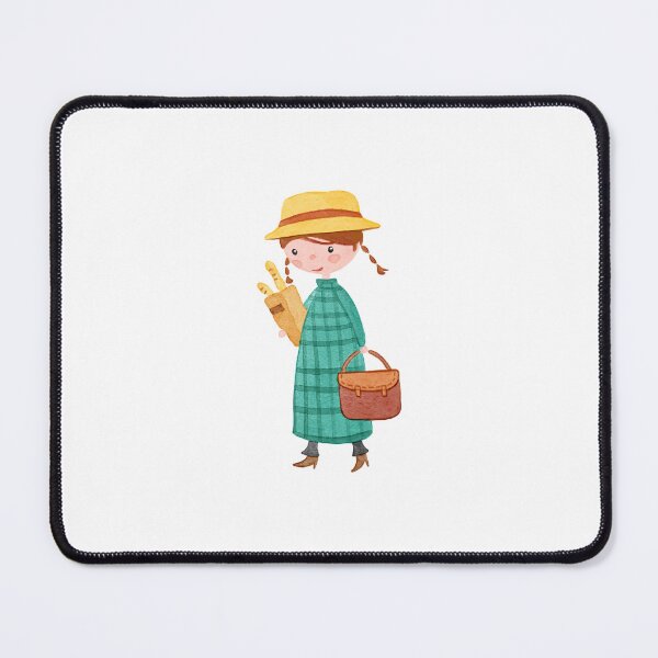Item preview, Girl with Baguettes designed and sold by CatPawPaw.