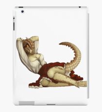 Lusty Argonian Maid Pinup 10 iPad Case/Skin