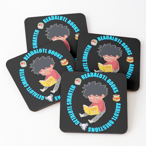 Item preview, Axolotl Questions Cute Kid Reading Readalotl Books Getalotl Smarter Teal Text designed and sold by artfulnotebook.