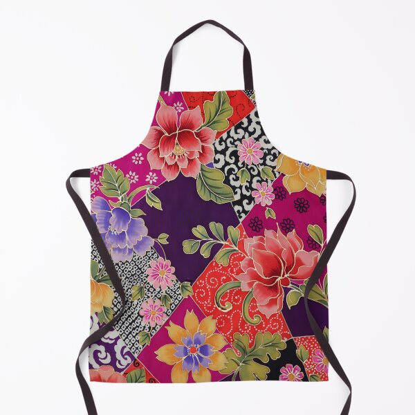 Item preview, Chinese Patchwork Batik Floral designed and sold by Leslie Rogers Todder.