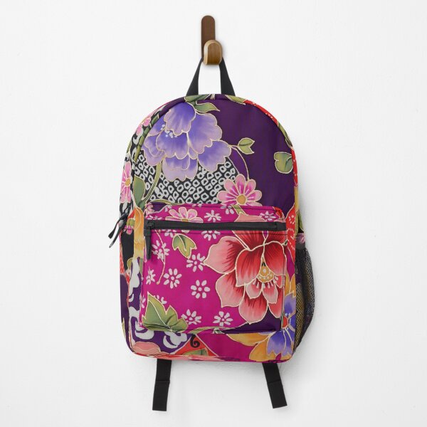 Item preview, Chinese Patchwork Batik Floral designed and sold by Leslie Rogers Todder.