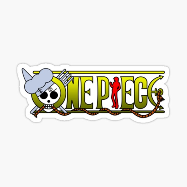 Sanji One Piece Logo One Piece Logo Sticker For Sale By Zoneblackstars Redbubble
