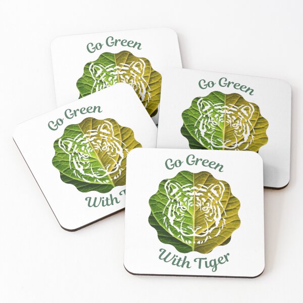 Item preview, Go Green With Tiger designed and sold by kucingmaikan.