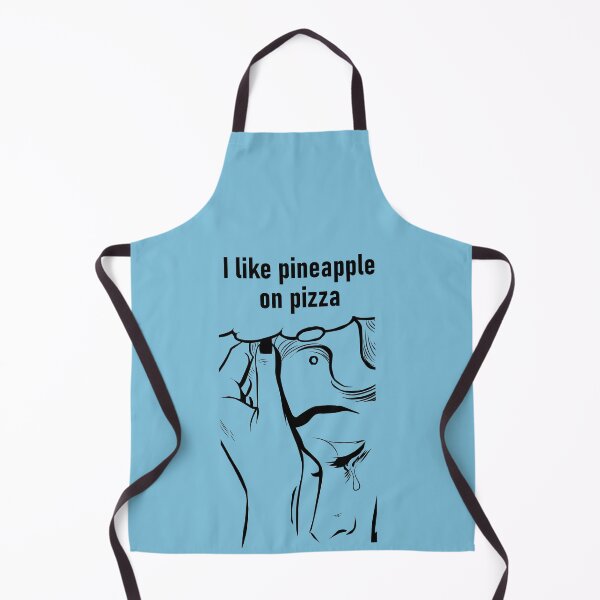 Item preview, I like pineapple on pizza - Pop art - crying girl designed and sold by S Quinn.