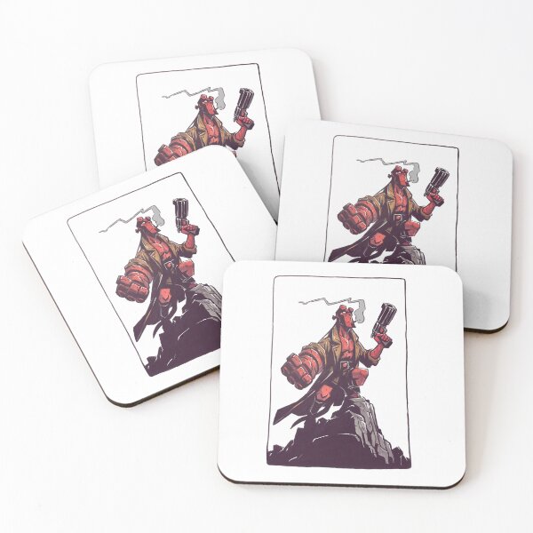 Item preview, hellboy portrait designed and sold by FrancineEvans7.