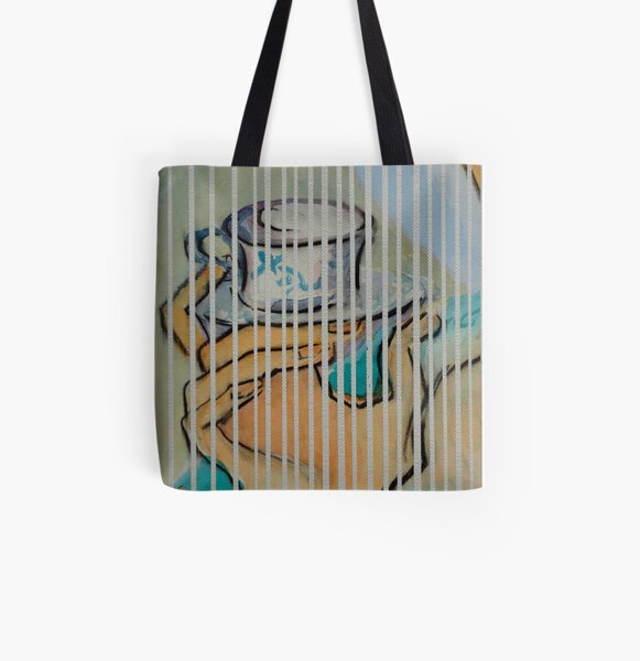 Coffe Cup All Over Print Tote Bag
